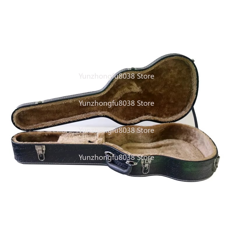 Musical Instrument Sounds - 34-Inch Wooden Guitar Case Convex Pressure,