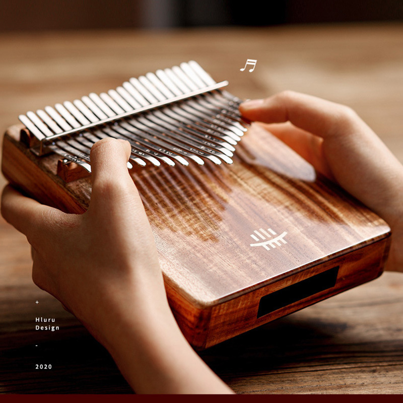 Musical Instrument Piano - Hluru Kalimba 17 Keys with Hole