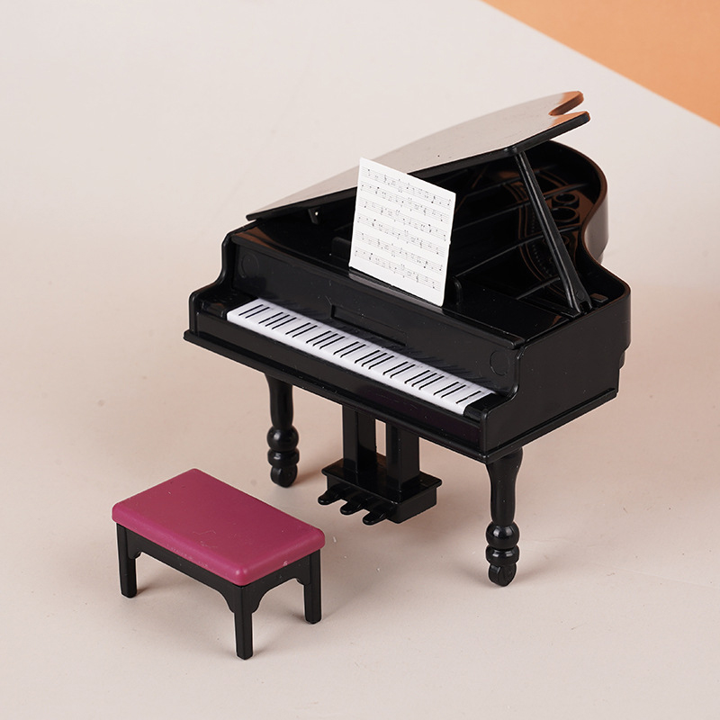 1:12 Dollhouse Miniature Piano - Musical Instrument Piano recension och pris