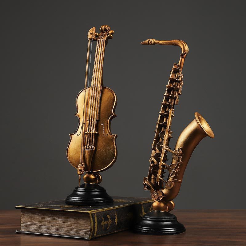 Vintage Violin Saxophone Model - Musical Instrument Fagot recension och pris