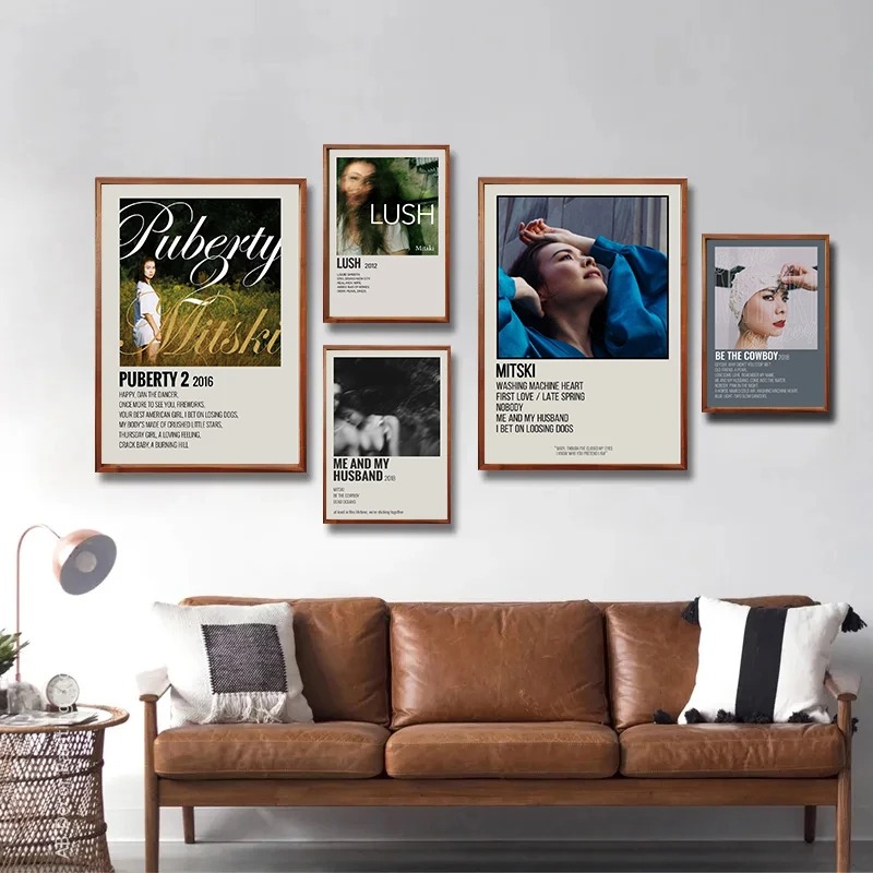 American Pop Singer MITSKI Art - Musical Instrument Painting recension och pris