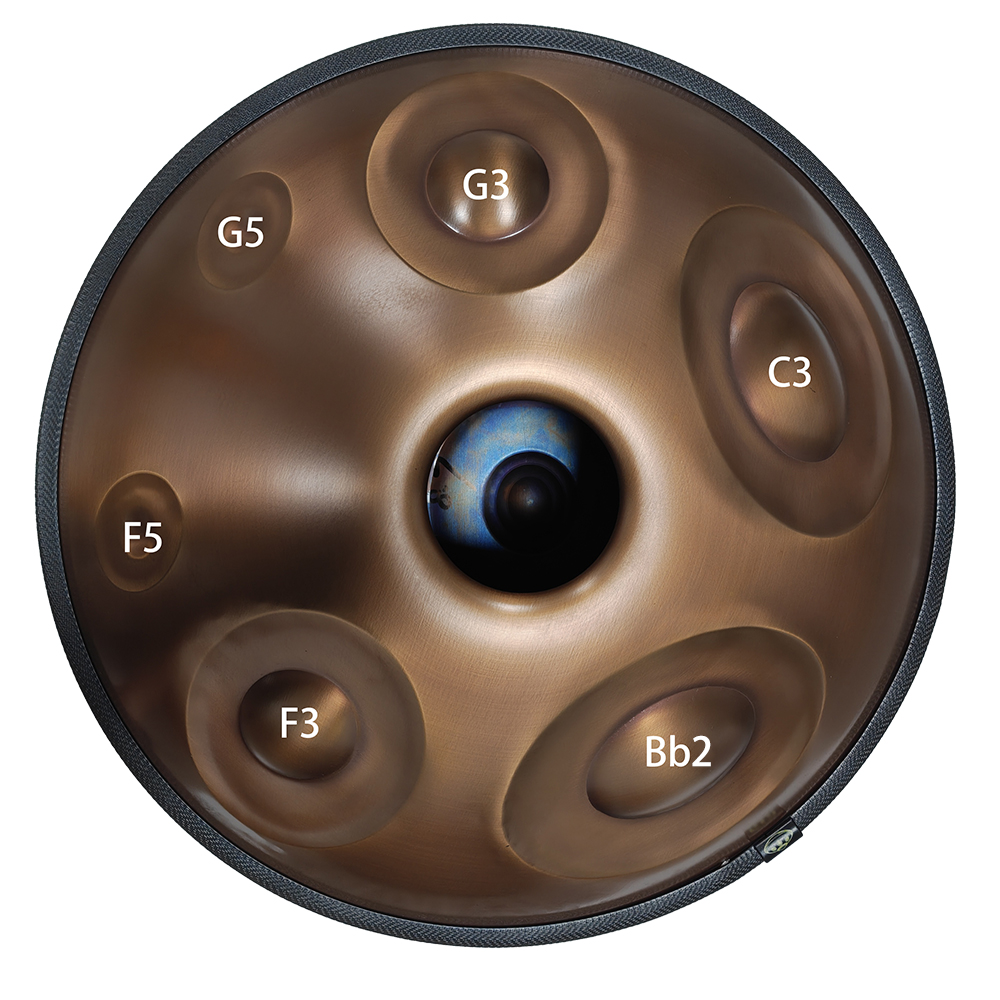 18 Notes Handpan Drum，in D Min - Musical Instrument Percussion recension och pris