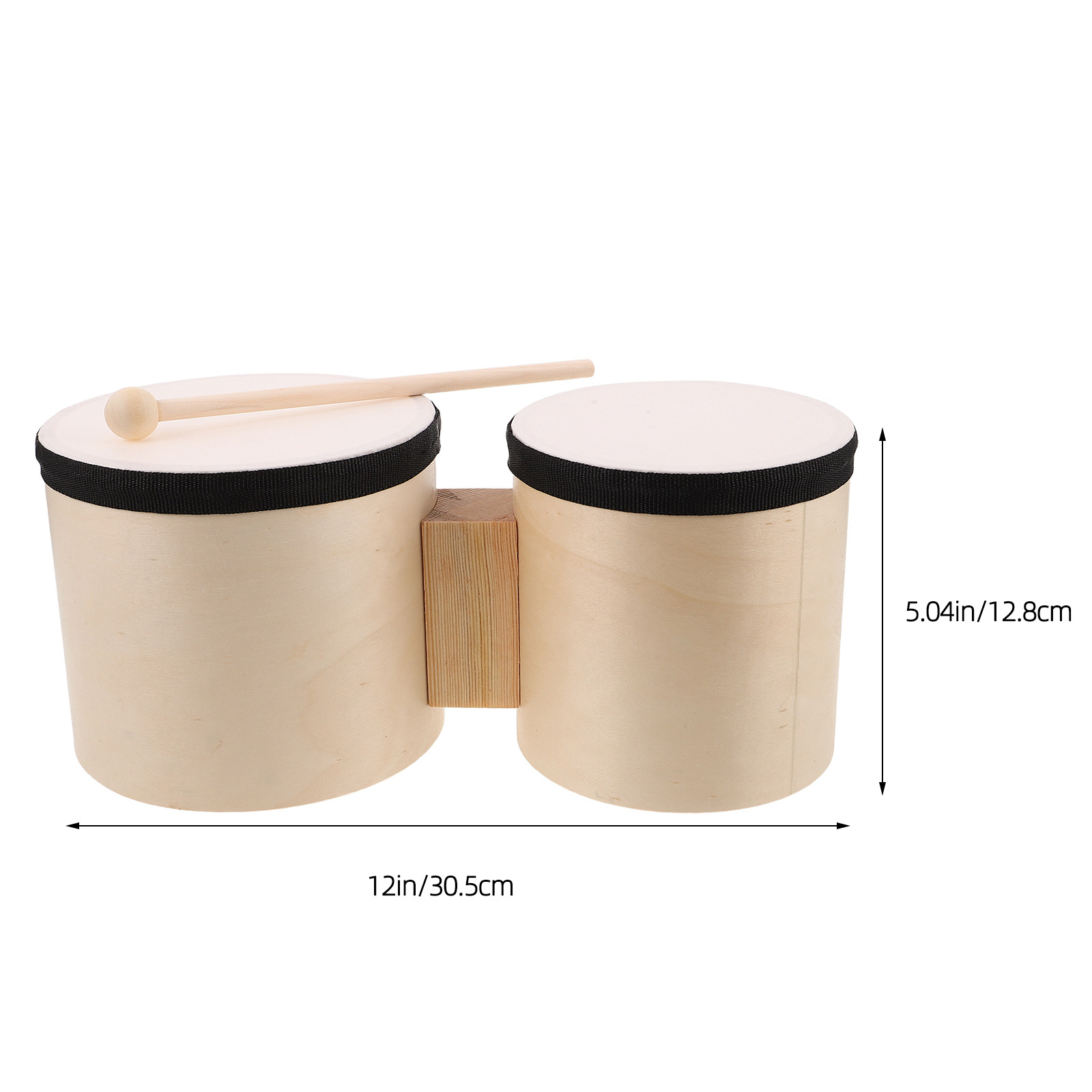 1Sets Entry Level Bongos Woode - Musical Instrument Percussion recension och pris