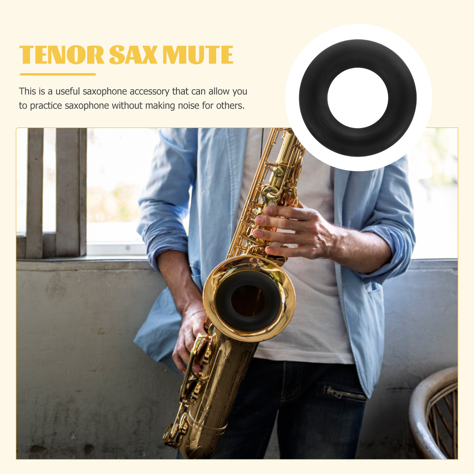Silicone Saxophone Mute for Te - Musical Instrument Sounds recension och pris