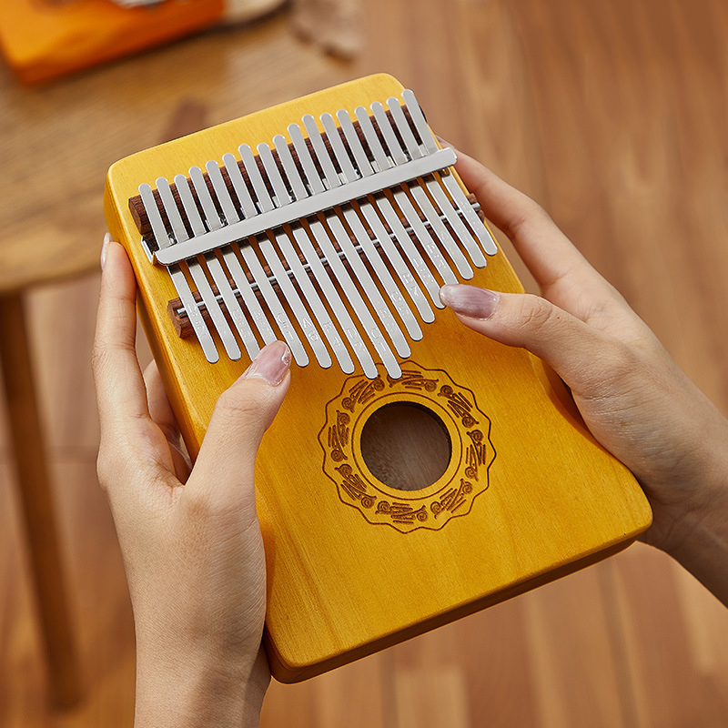 Hluru 17 Key Kalimba Finger Pi - Musical Instrument Piano recension och pris