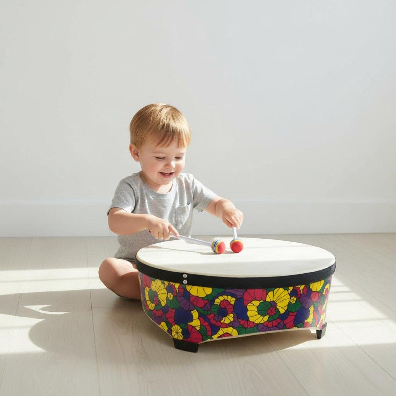 22 Inch Wooden Kids Floor Drum - Musical Instrument Groups recension och pris