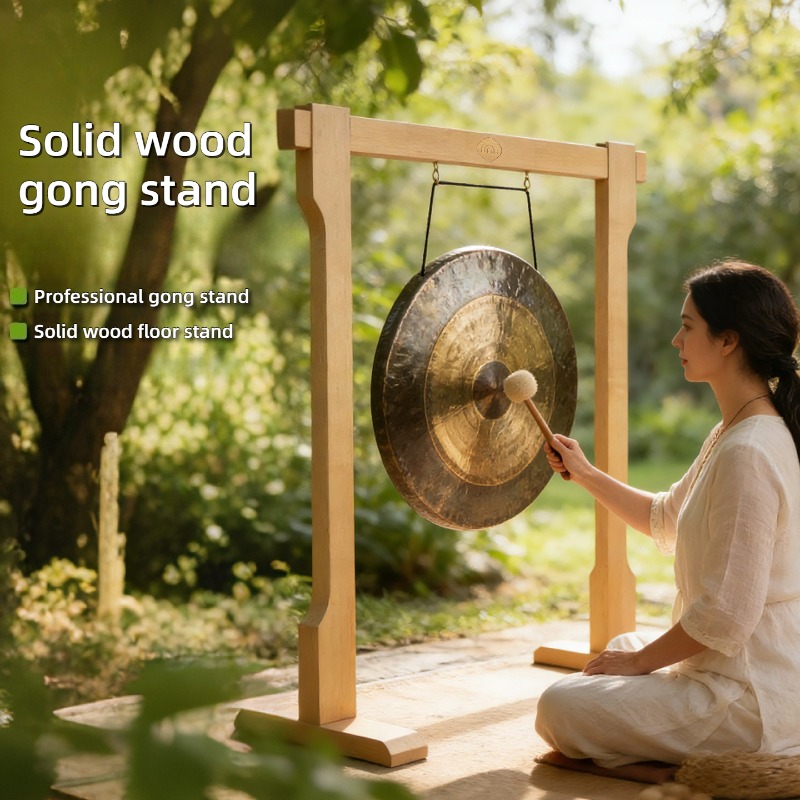 Solid Wood Bolded Gong Stand P - Musical Instrument Accessories recension och pris