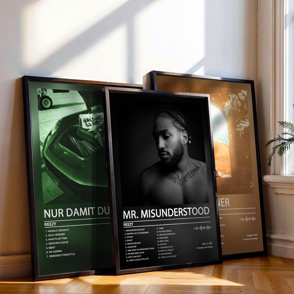 Reezy Poster Music Album Cover - Musical Instrument Painting recension och pris