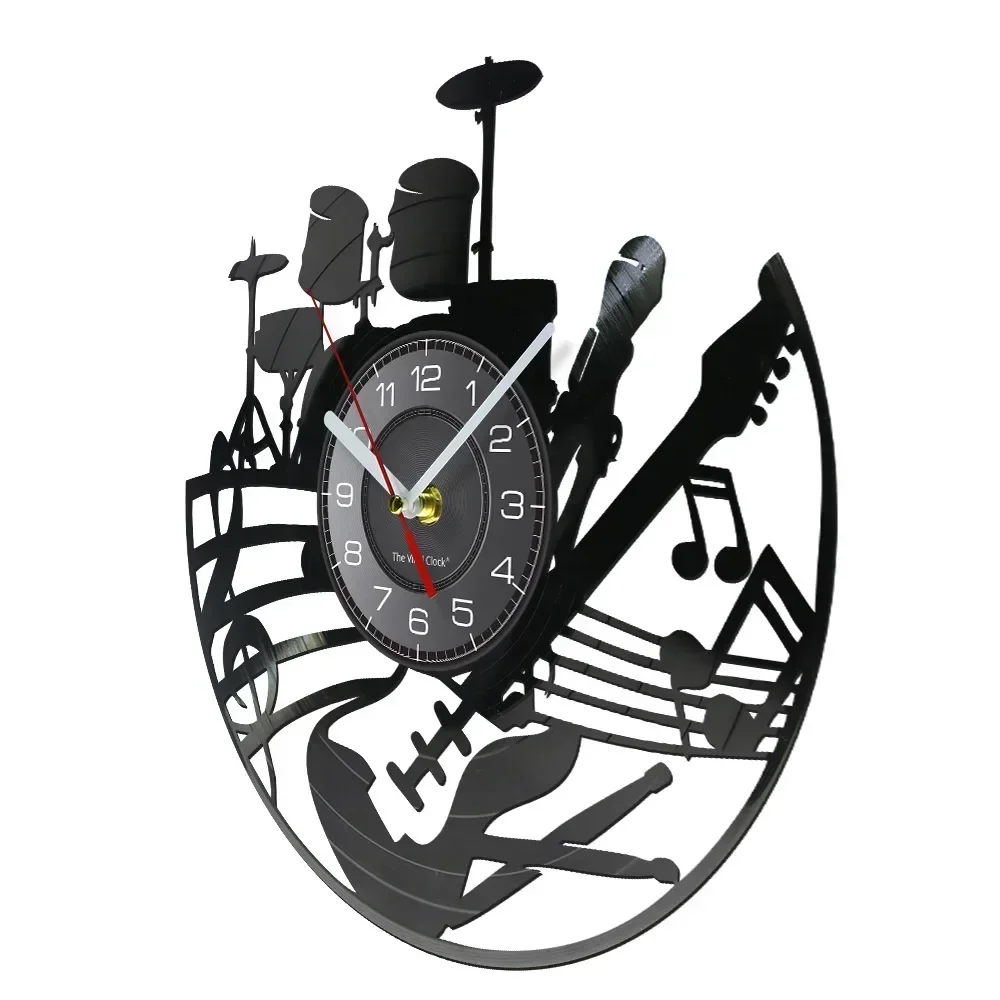 Rock Music Guitar and Drum Kit - Musical Instrument Painting recension och pris