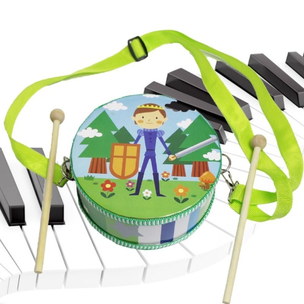 Wooden Children's Drum Double  - Musical Instrument Percussion recension och pris