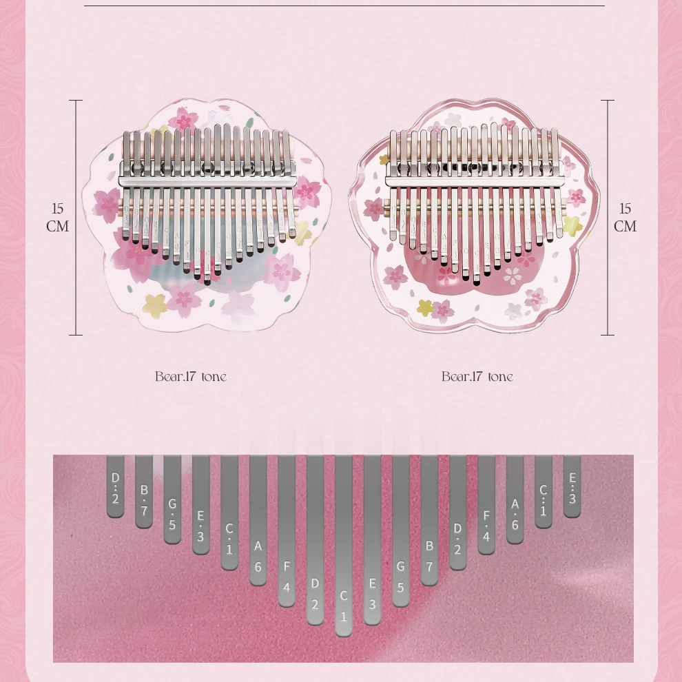 Crystal Thumb Piano Authentic  - Musical Instrument Piano recension och pris