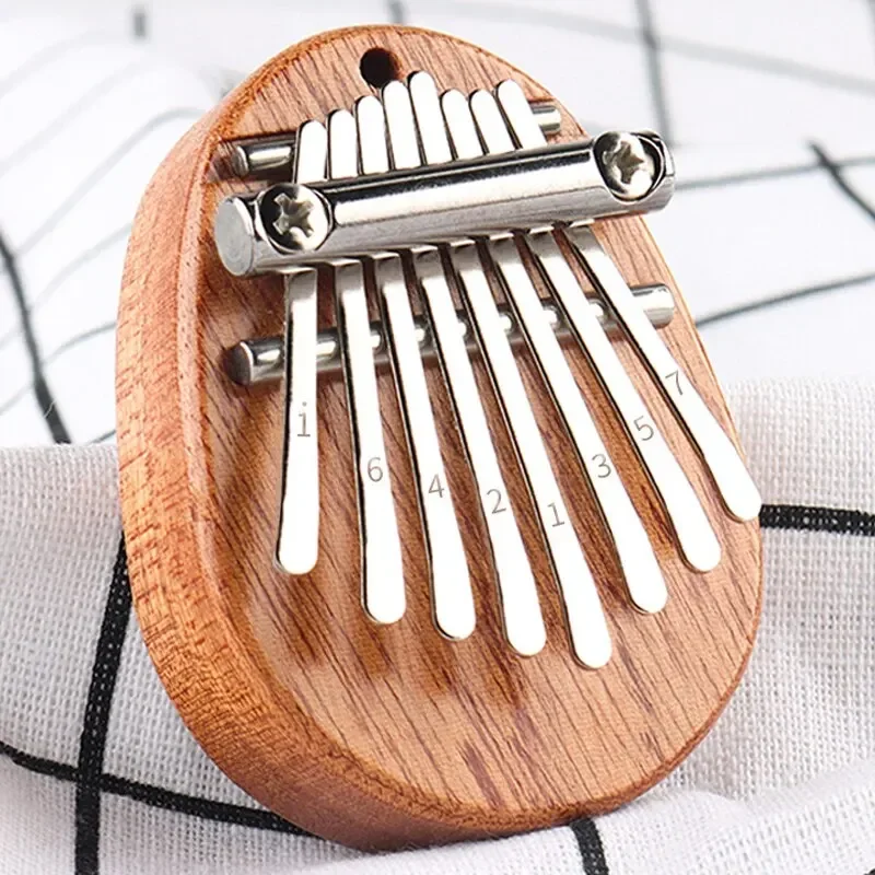 1Pcs Wood Mini Thumb Piano Mus - Musical Instrument Sounds recension och pris