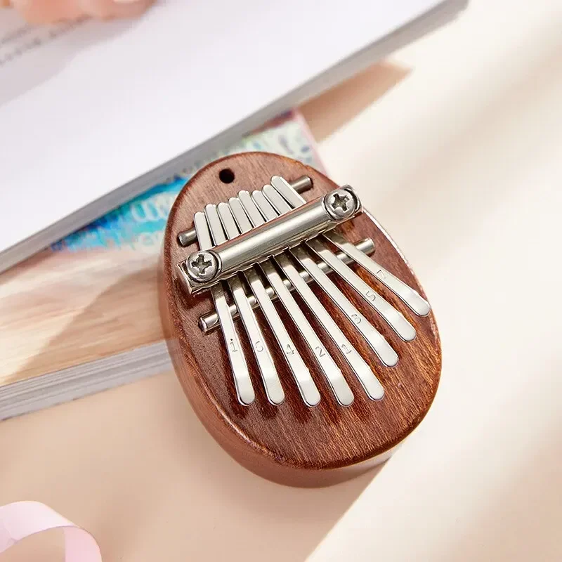 1Pcs Wood Mini Thumb Piano Mus - Musical Instrument Sounds recension och pris