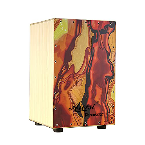 Colour Wood Hand Cajon Box Dru - Musical Instrument Percussion recension och pris