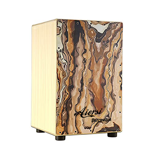 Colour Wood Hand Cajon Box Dru - Musical Instrument Percussion recension och pris