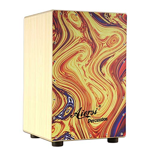 Colour Wood Hand Cajon Box Dru - Musical Instrument Percussion recension och pris