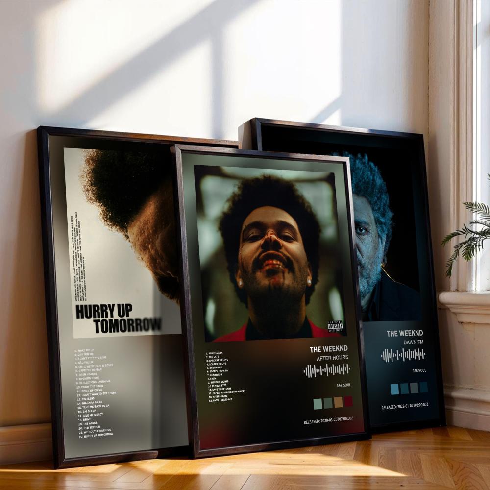 The Weeknd Poster Music Album  - Musical Instrument Painting recension och pris